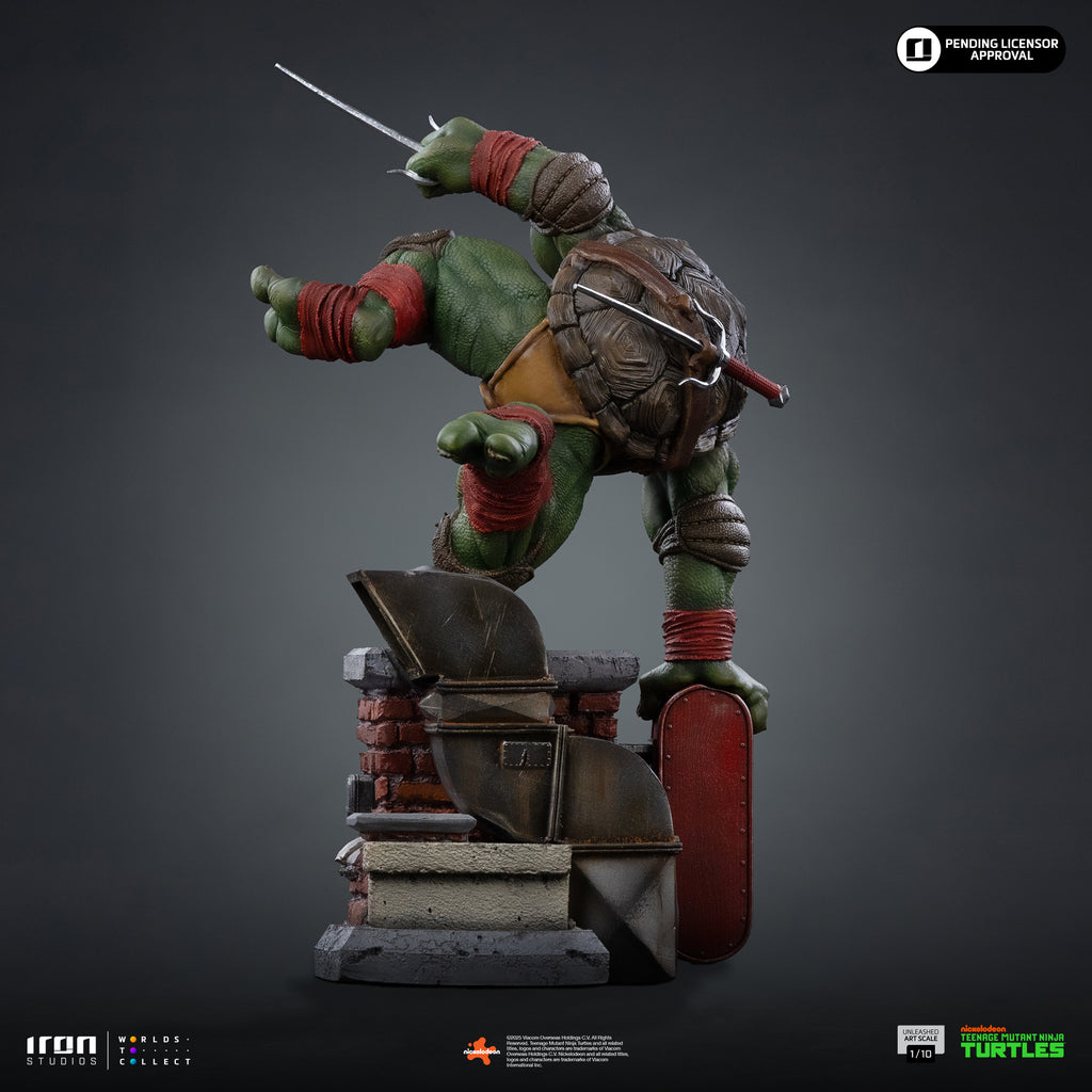 Estátua Raphael - TMNT - Unleashed Art Scale 1/10 - Iron Studios