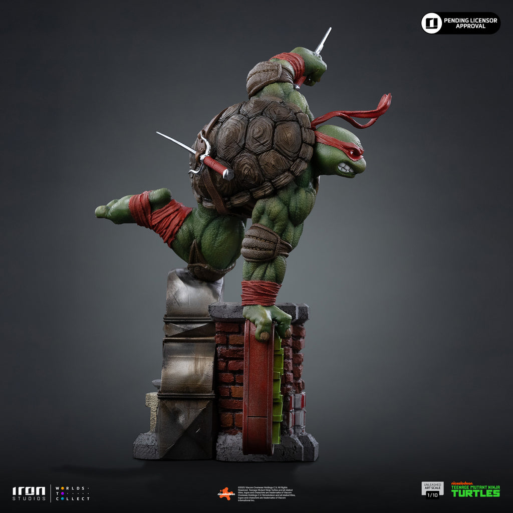 Estátua Raphael - TMNT - Unleashed Art Scale 1/10 - Iron Studios