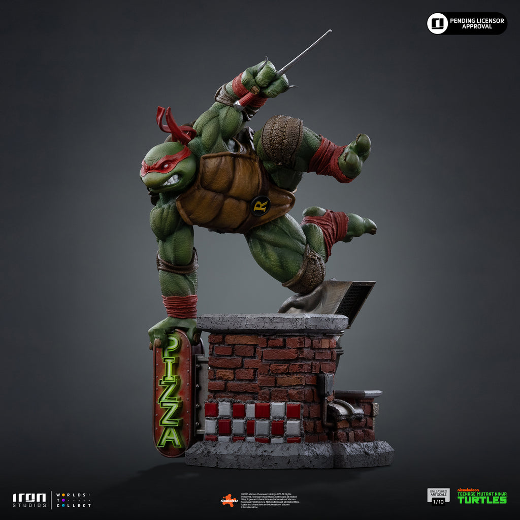 Estátua Raphael - TMNT - Unleashed Art Scale 1/10 - Iron Studios