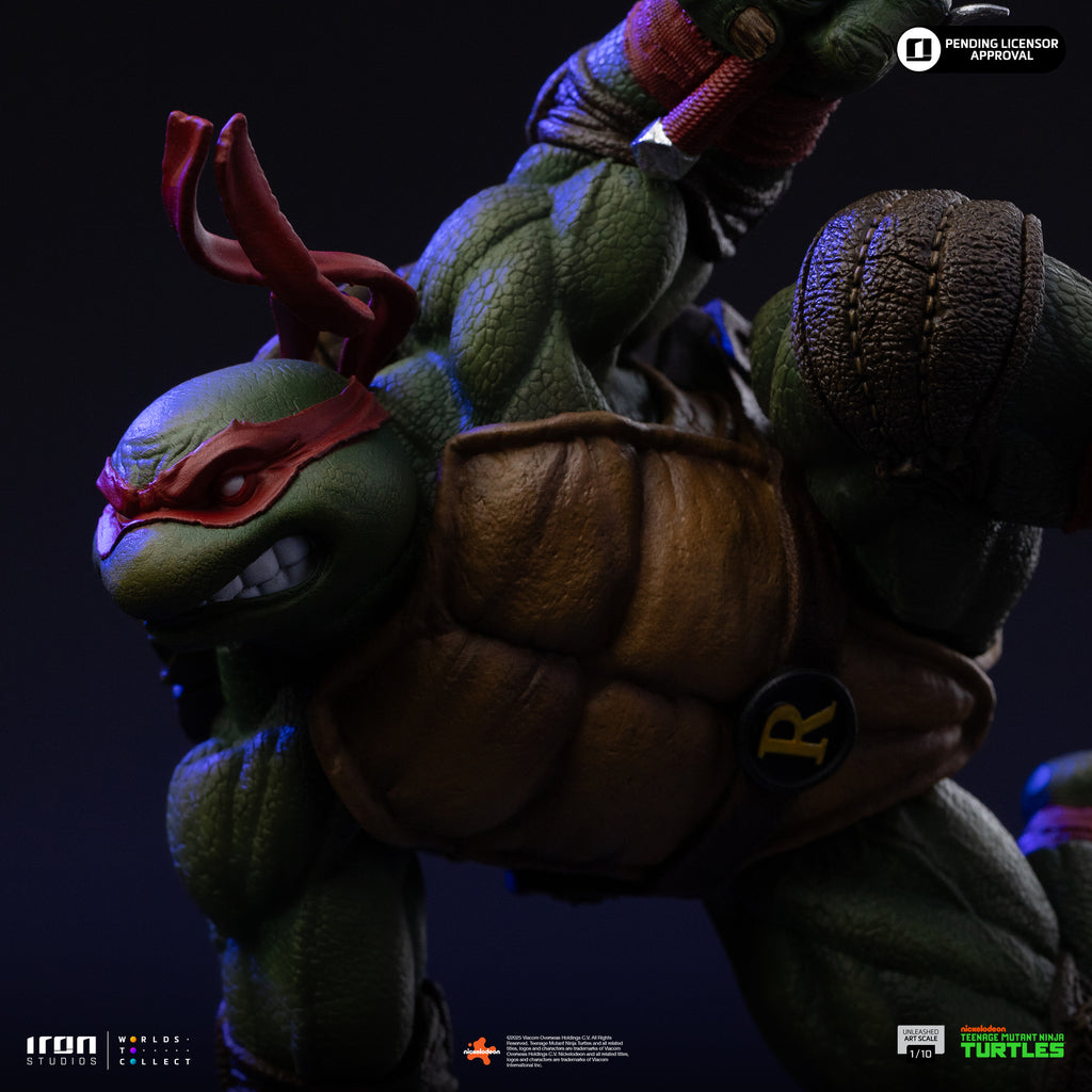Estátua Raphael - TMNT - Unleashed Art Scale 1/10 - Iron Studios
