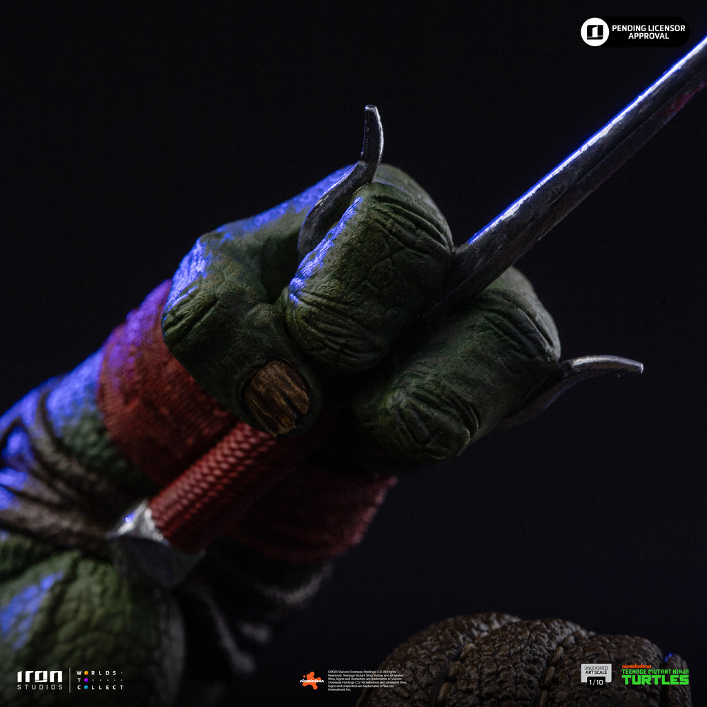 Estátua Raphael - TMNT - Unleashed Art Scale 1/10 - Iron Studios