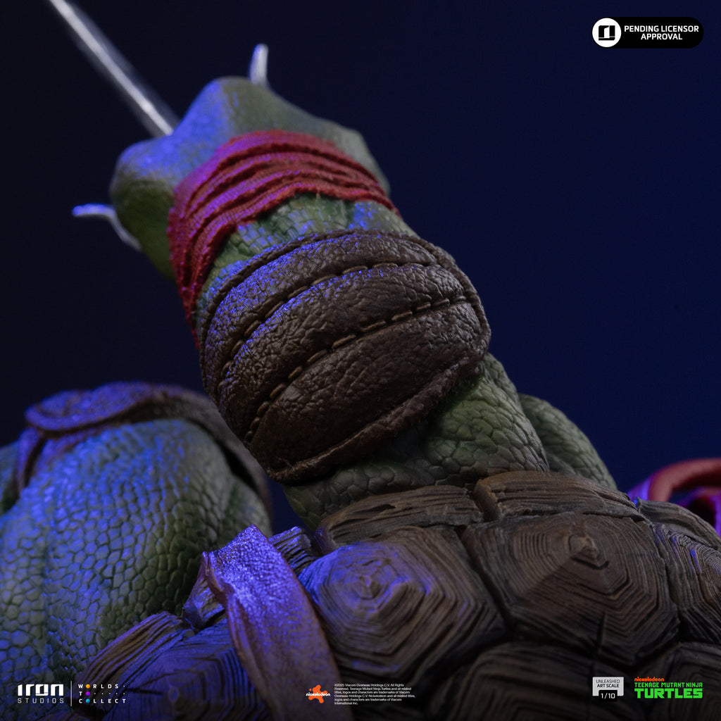 Estátua Raphael - TMNT - Unleashed Art Scale 1/10 - Iron Studios