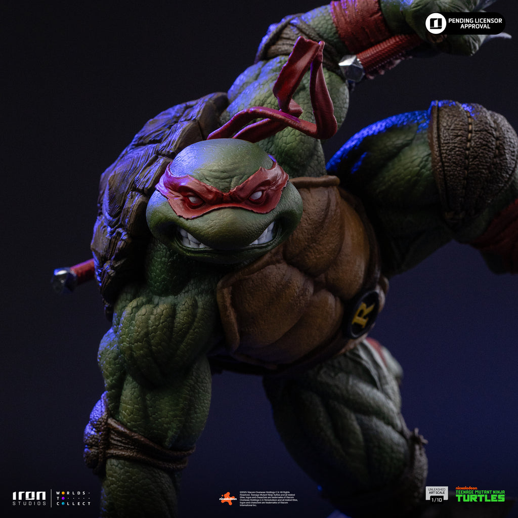 Estátua Raphael - TMNT - Unleashed Art Scale 1/10 - Iron Studios