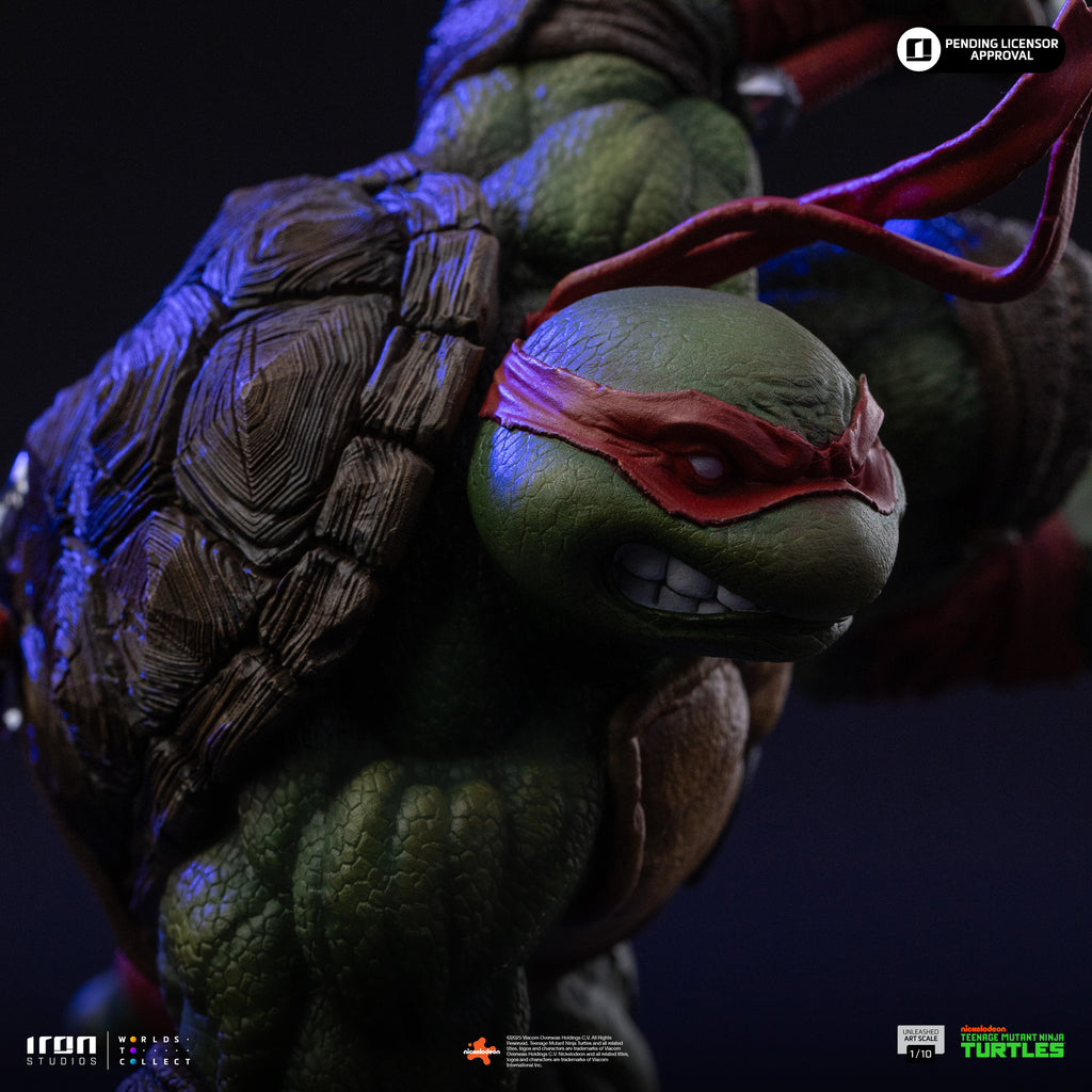 Estátua Raphael - TMNT - Unleashed Art Scale 1/10 - Iron Studios