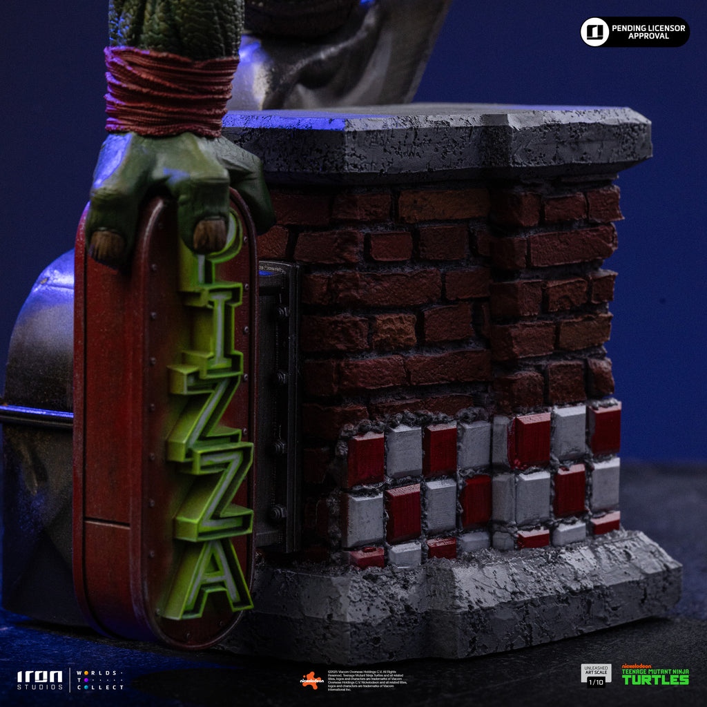 Estátua Raphael - TMNT - Unleashed Art Scale 1/10 - Iron Studios