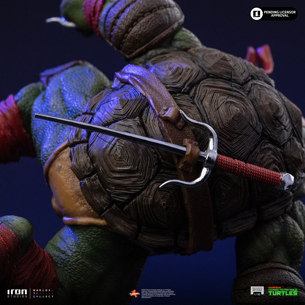 Estátua Raphael - TMNT - Unleashed Art Scale 1/10 - Iron Studios