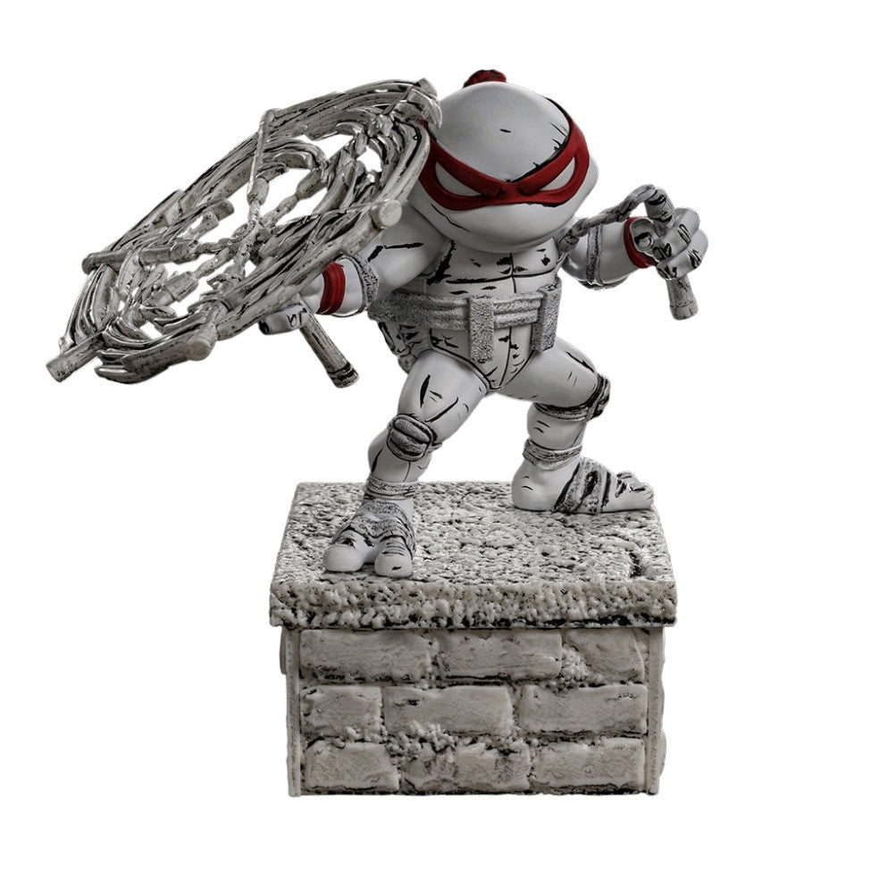Estátua Michelangelo Comics Black and White - TMNT - MiniCo - Iron Studios