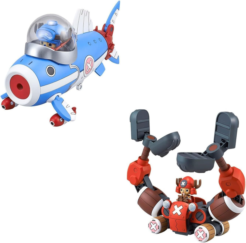 Figura Chopper Robo 3 & 5 (Chopper Submarine & Chopper Crane) - One Piece - Model Kit - Bandai