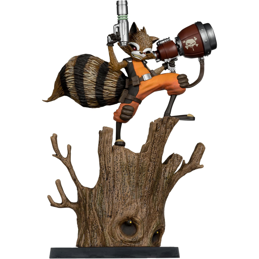 Estátua Rocket Raccoon (A Chasing Tale) – Marvel Collection – 1:6th WV7 – McFarlane