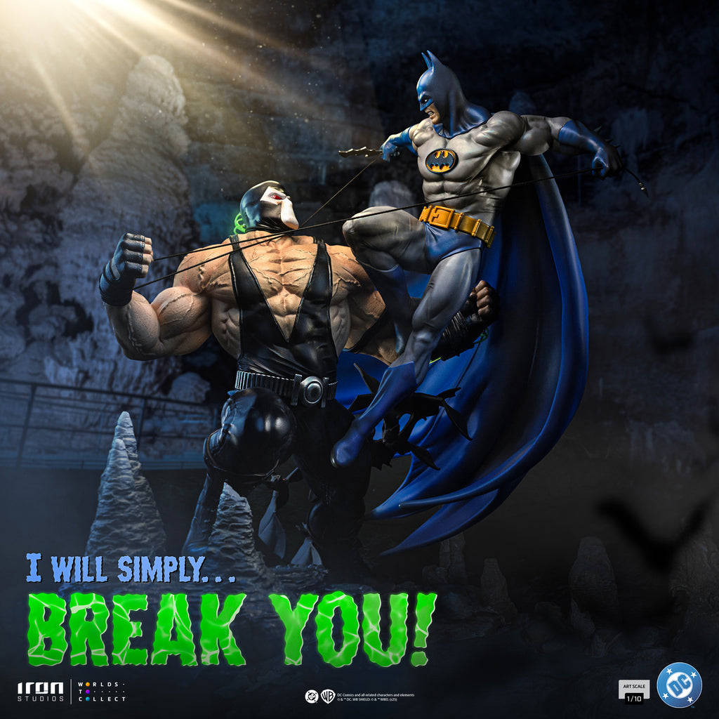 Estátua Batman Vs Bane - Dc Comics - Art Scale 1/10 Iron Studios