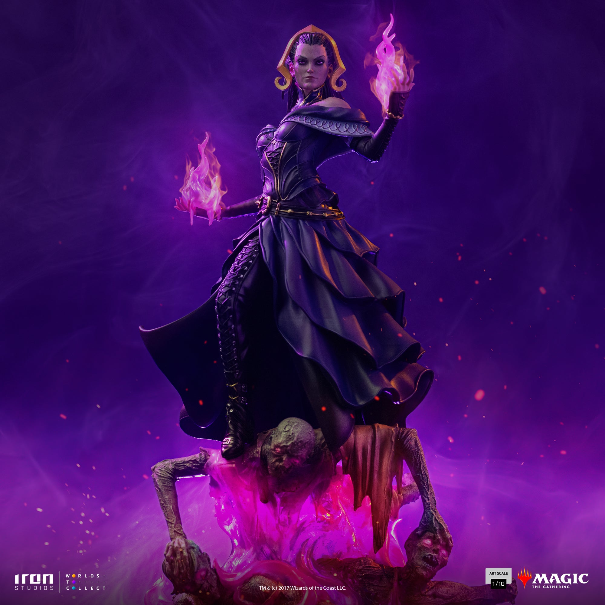 Estátua Liliana Vess - Magic: The Gathering - Deluxe Art Scale 1