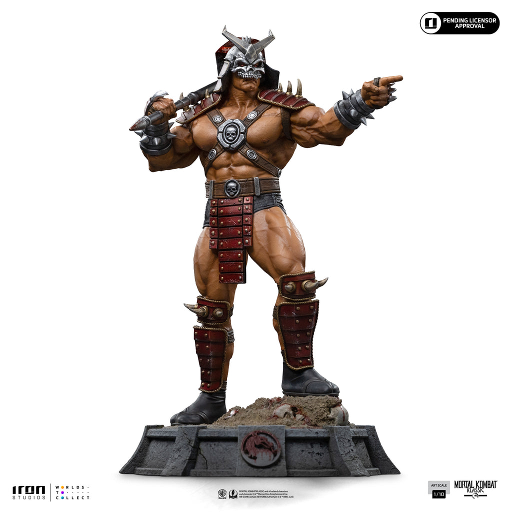 Estátua Shao Khan Emperor of Outworld - Mortal Kombat - Art Scale 1/10 - Iron Studios