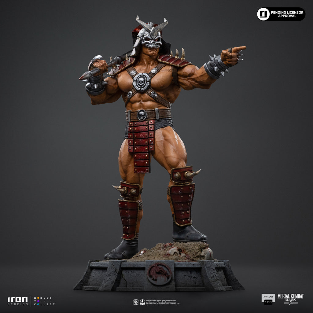 Estátua Shao Khan Emperor of Outworld - Mortal Kombat - Art Scale 1/10 - Iron Studios