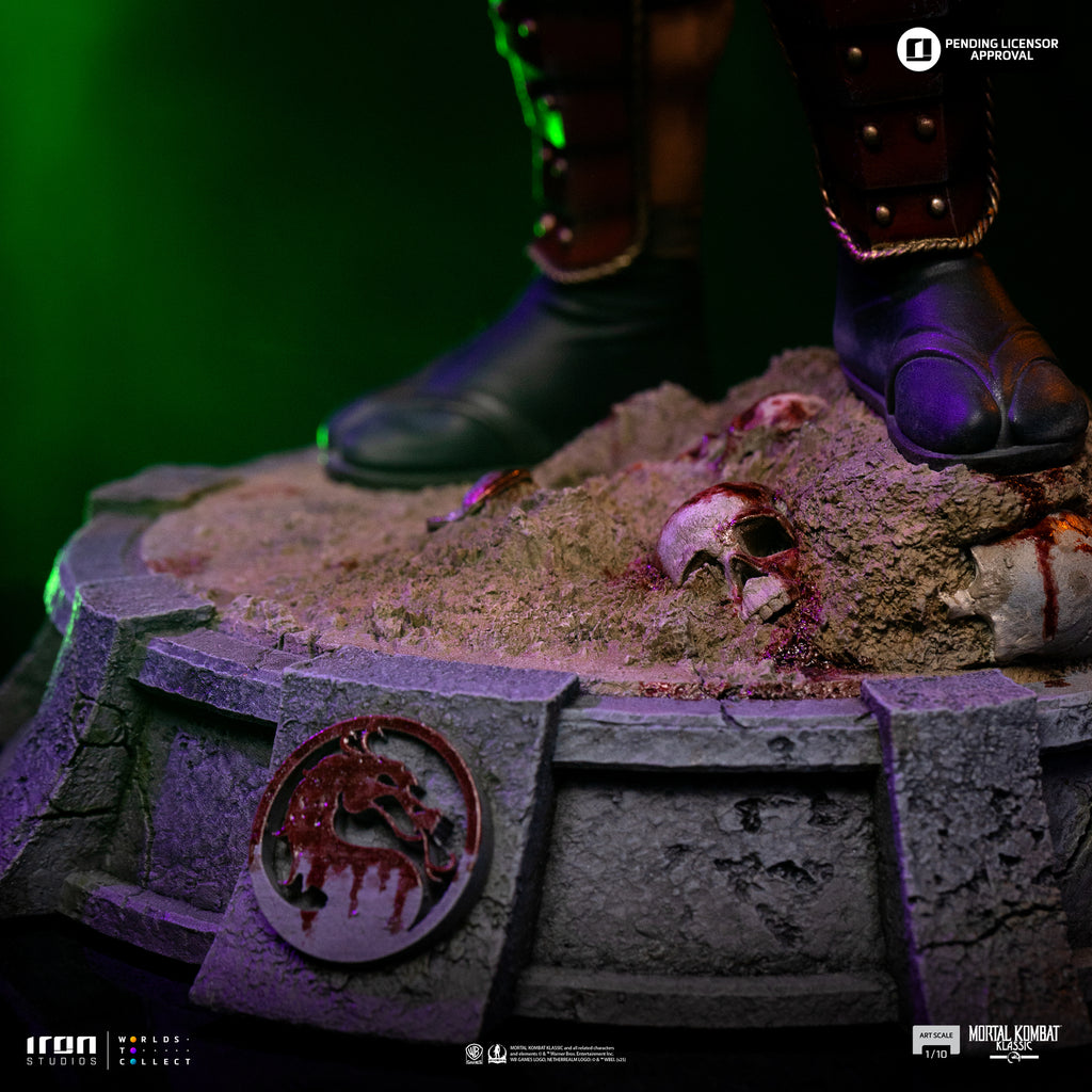 Estátua Shao Khan Emperor of Outworld - Mortal Kombat - Art Scale 1/10 - Iron Studios