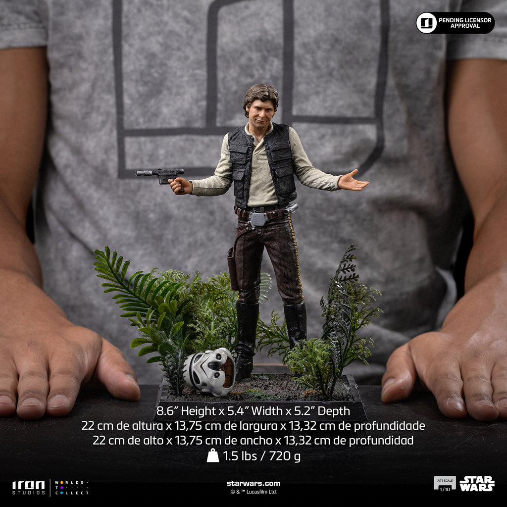 Estátua Han Solo -  Star Wars Episode VI - Art Scale 1/10 - Iron Studios