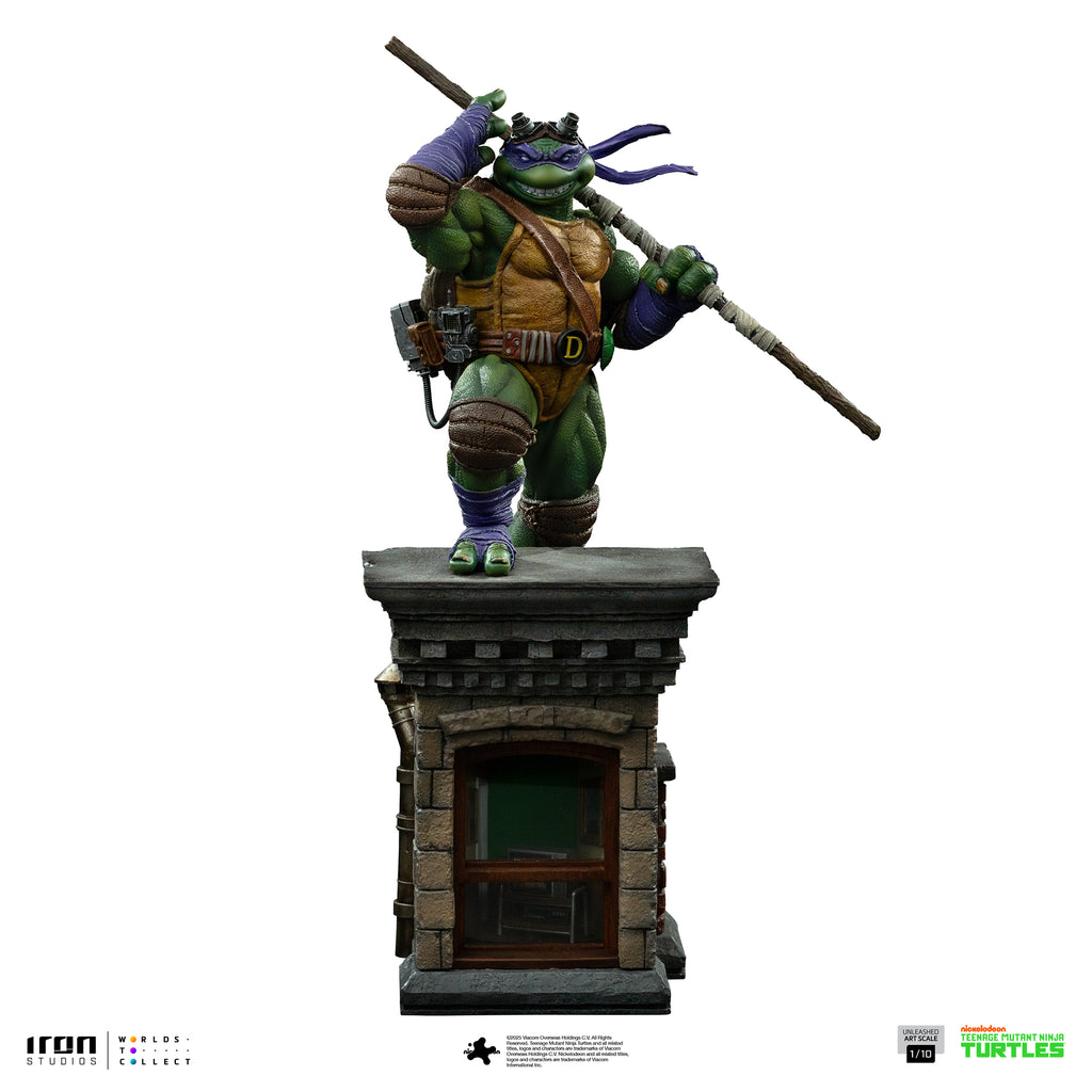 Estátua Donatello - Teenage Mutant Ninja Turtles - Unleashed Art Scale 1/10 - Iron Studios