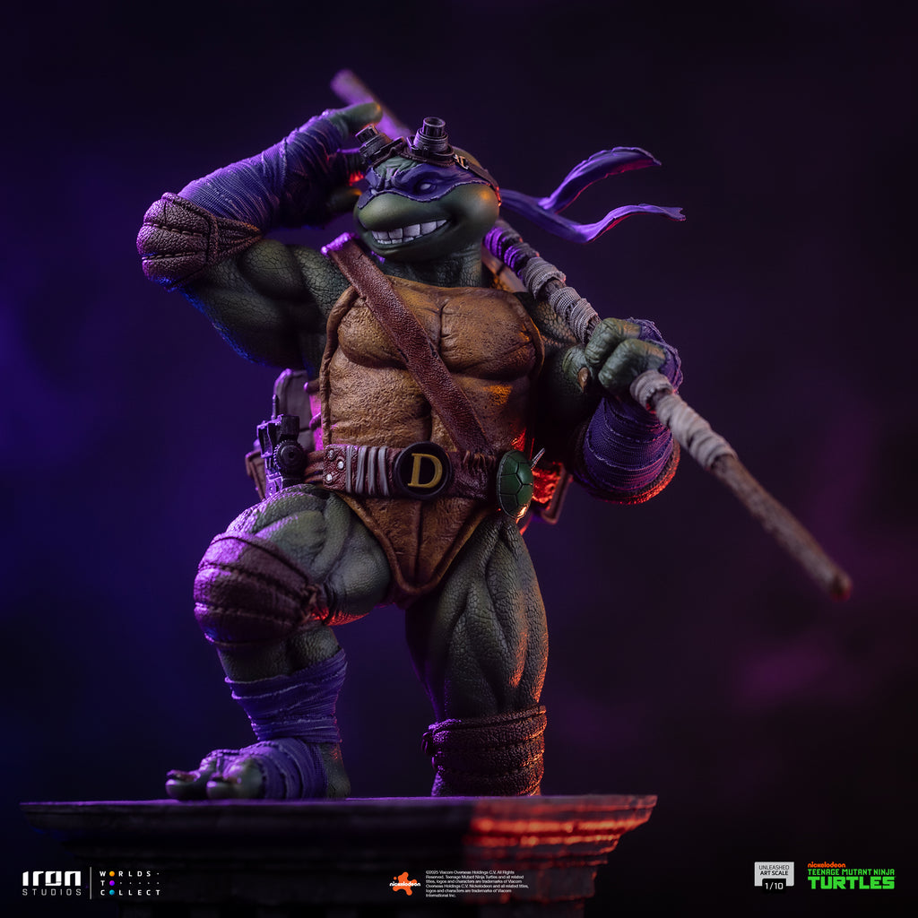 Estátua Donatello - Teenage Mutant Ninja Turtles - Unleashed Art Scale 1/10 - Iron Studios
