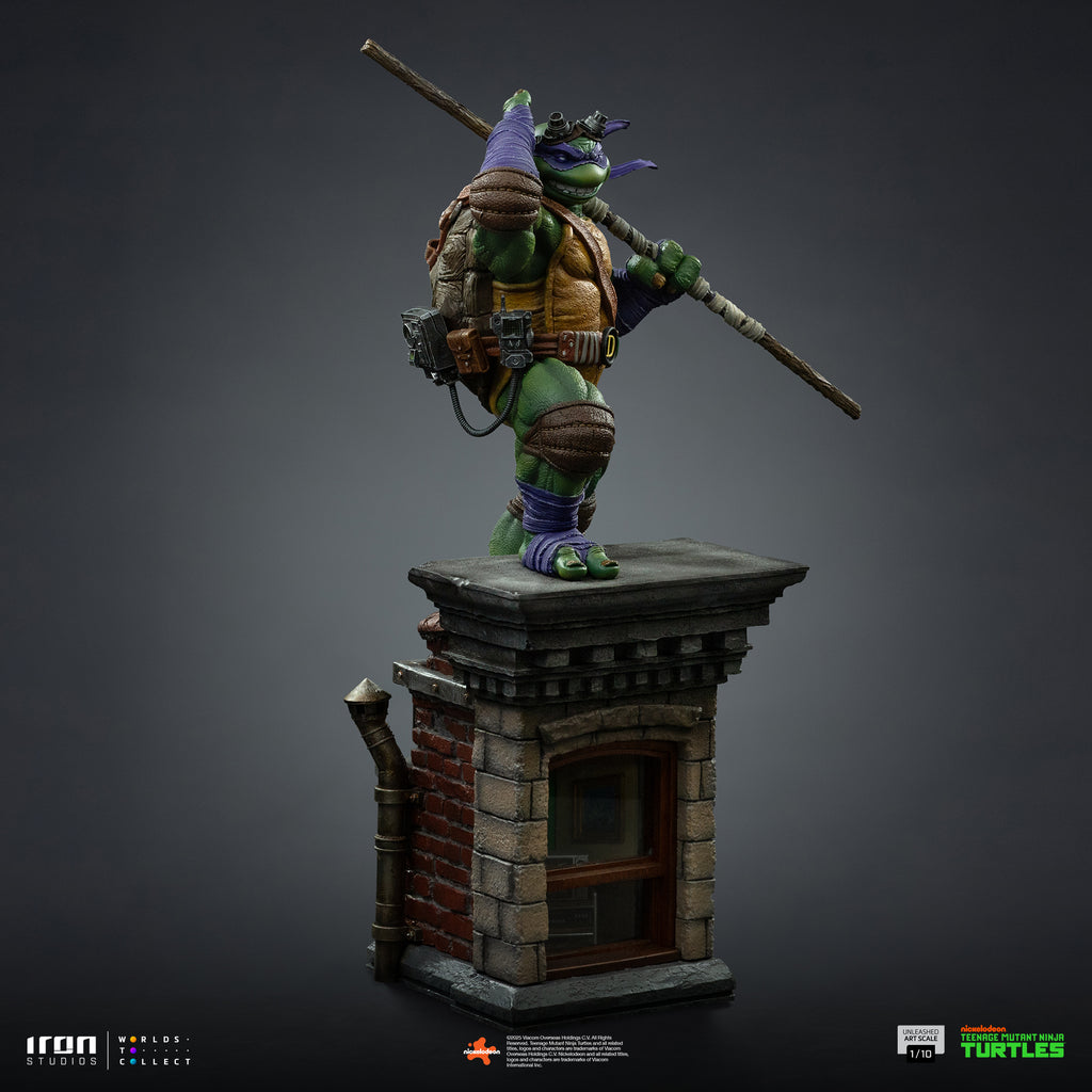 Estátua Donatello - Teenage Mutant Ninja Turtles - Unleashed Art Scale 1/10 - Iron Studios
