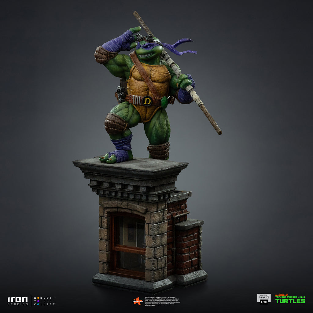 Estátua Donatello - Teenage Mutant Ninja Turtles - Unleashed Art Scale 1/10 - Iron Studios