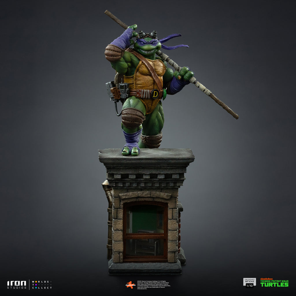 Estátua Donatello - Teenage Mutant Ninja Turtles - Unleashed Art Scale 1/10 - Iron Studios