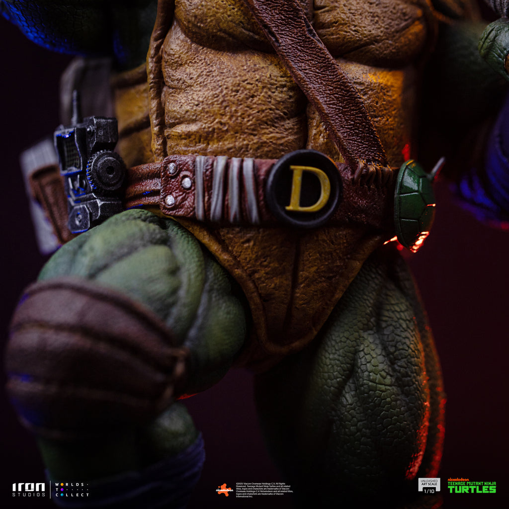 Estátua Donatello - Teenage Mutant Ninja Turtles - Unleashed Art Scale 1/10 - Iron Studios