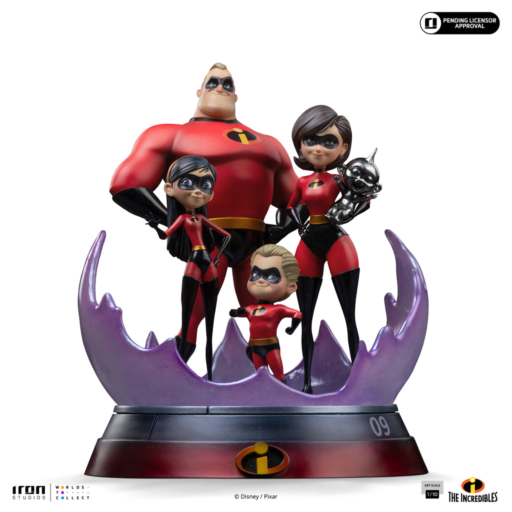 Estátua The Incredibles Diorama - The Incredibles - Art Scale 1/10 - Iron Studios