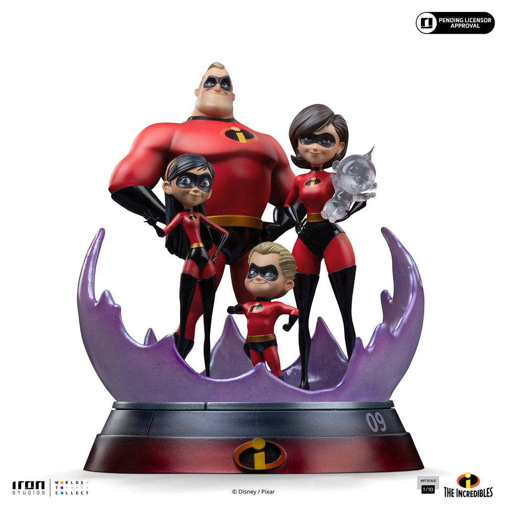 Estátua The Incredibles Diorama - The Incredibles - Art Scale 1/10 - Iron Studios