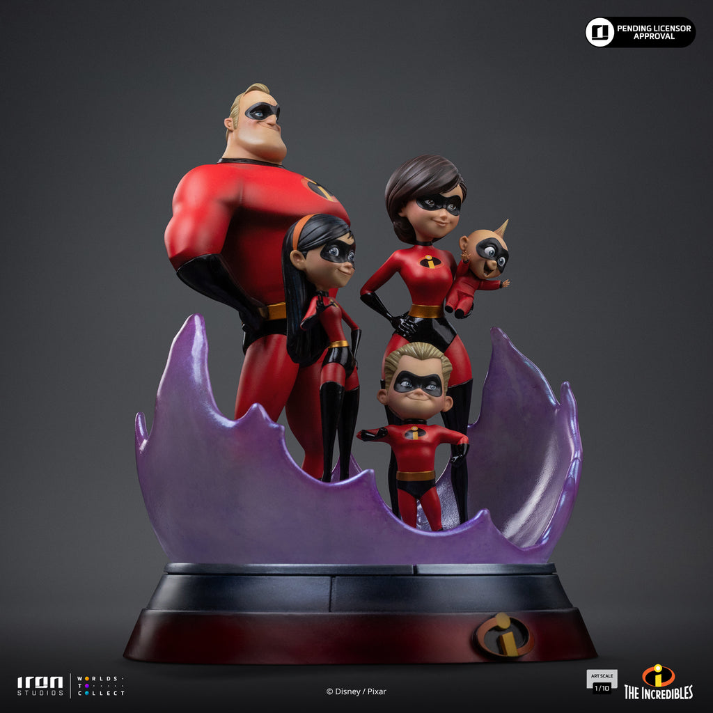Estátua The Incredibles Diorama - The Incredibles - Art Scale 1/10 - Iron Studios