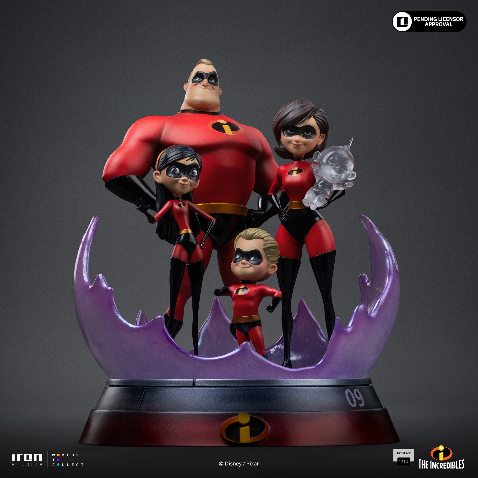 Estátua The Incredibles Diorama - The Incredibles - Art Scale 1/10