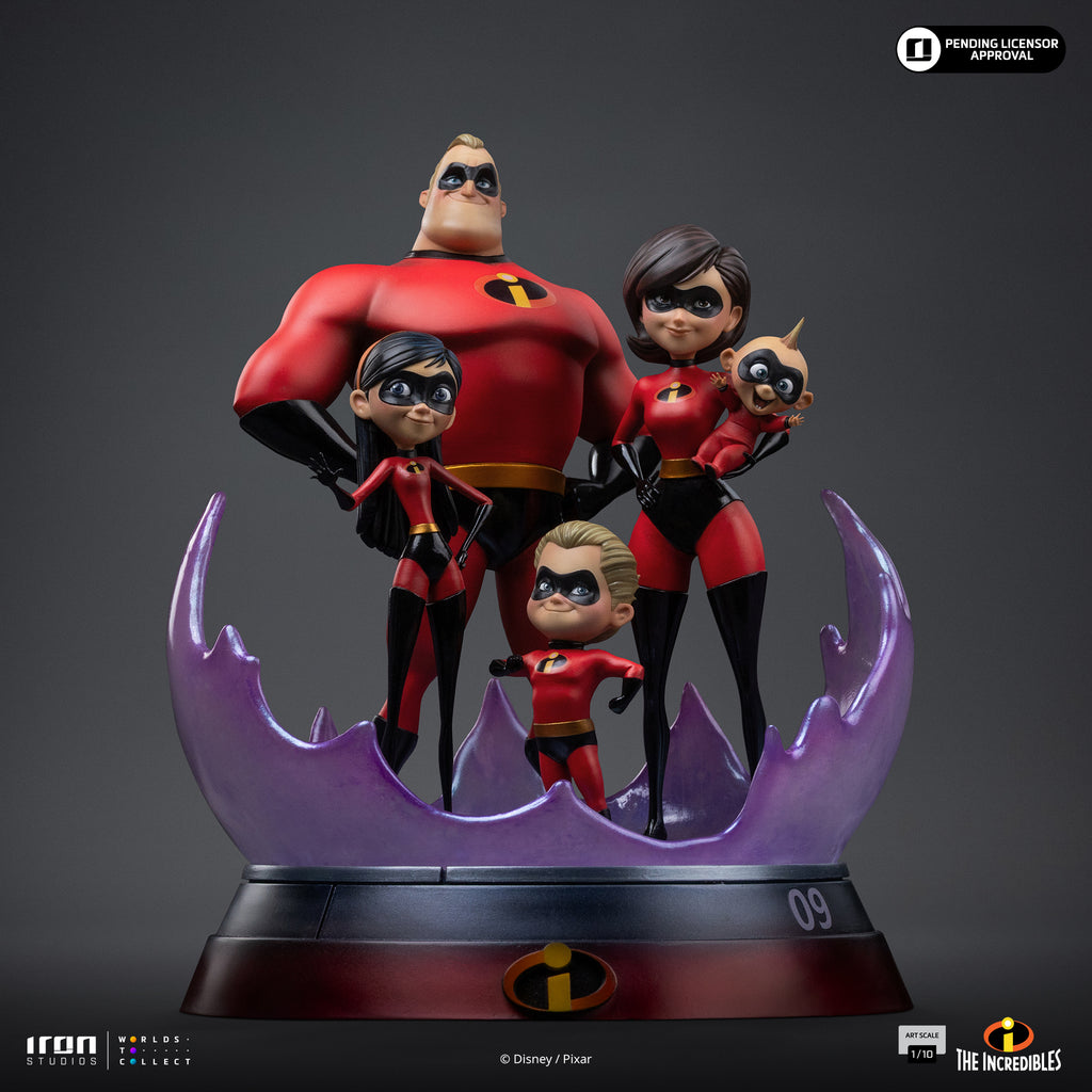 Estátua The Incredibles Diorama - The Incredibles - Art Scale 1/10 - Iron Studios