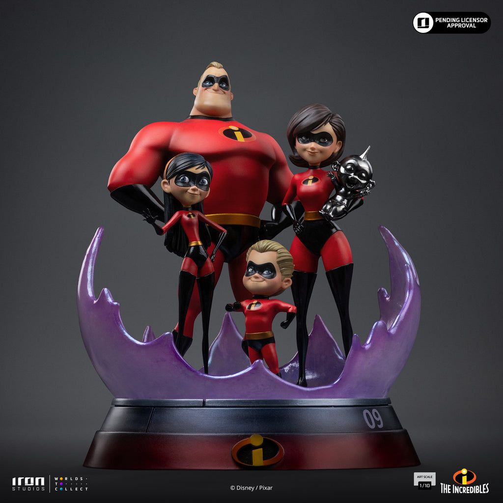 Estátua The Incredibles Diorama - The Incredibles - Art Scale 1/10 - Iron Studios