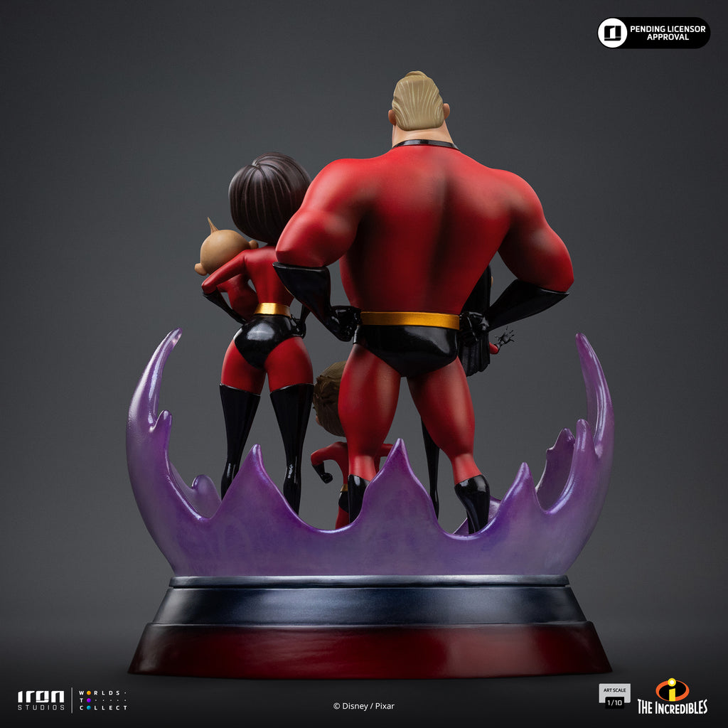 Estátua The Incredibles Diorama - The Incredibles - Art Scale 1/10 - Iron Studios