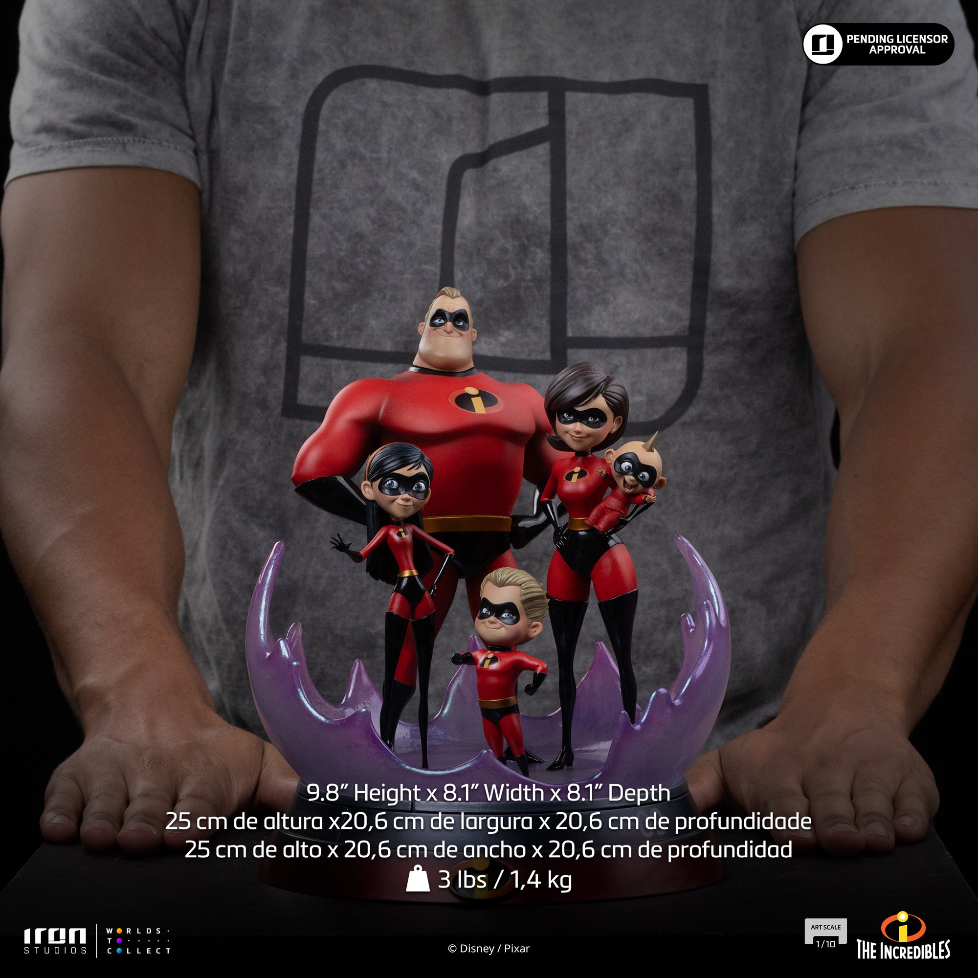 Estátua The Incredibles Diorama - The Incredibles - Art Scale 1/10