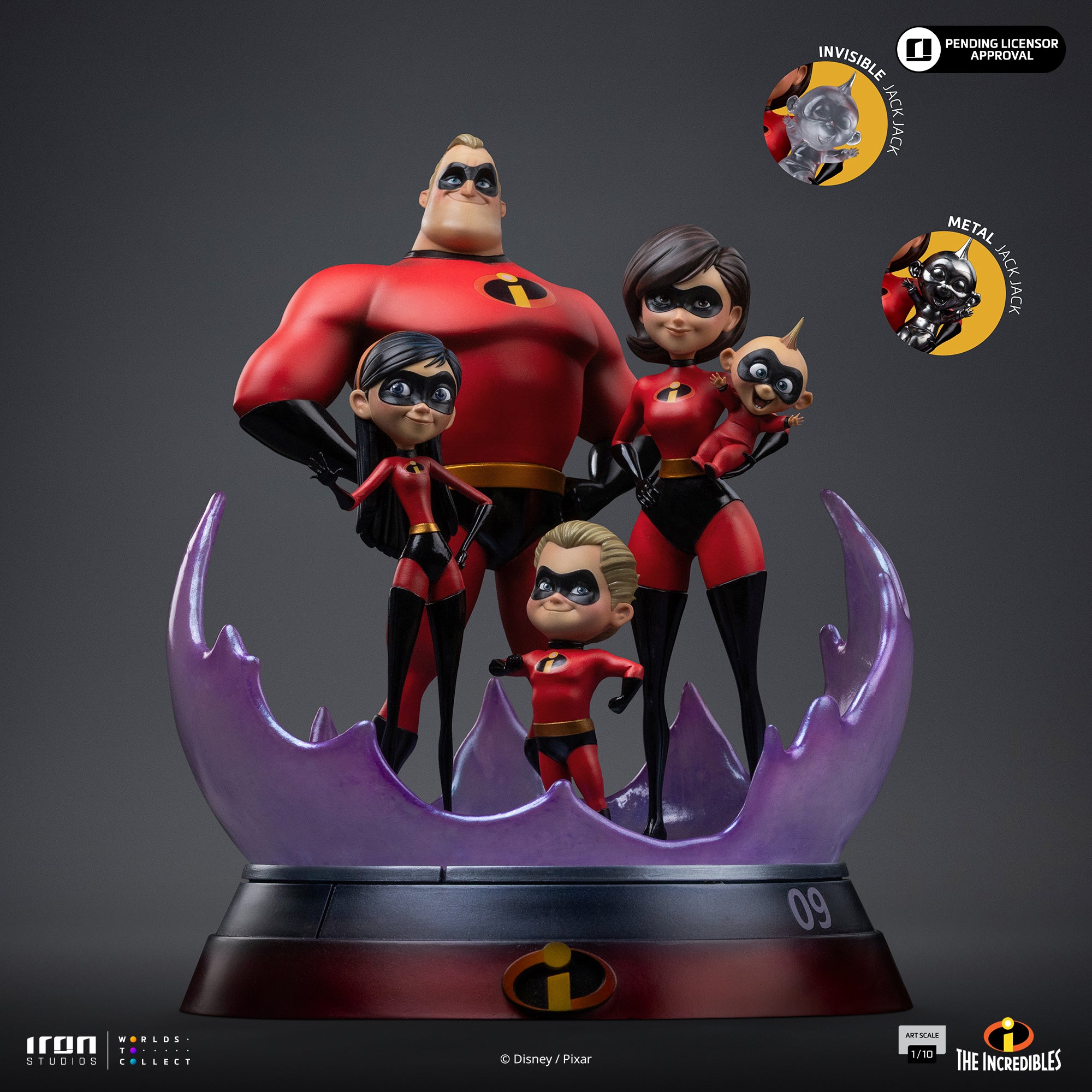 Estátua The Incredibles Diorama - The Incredibles - Art Scale 1/10