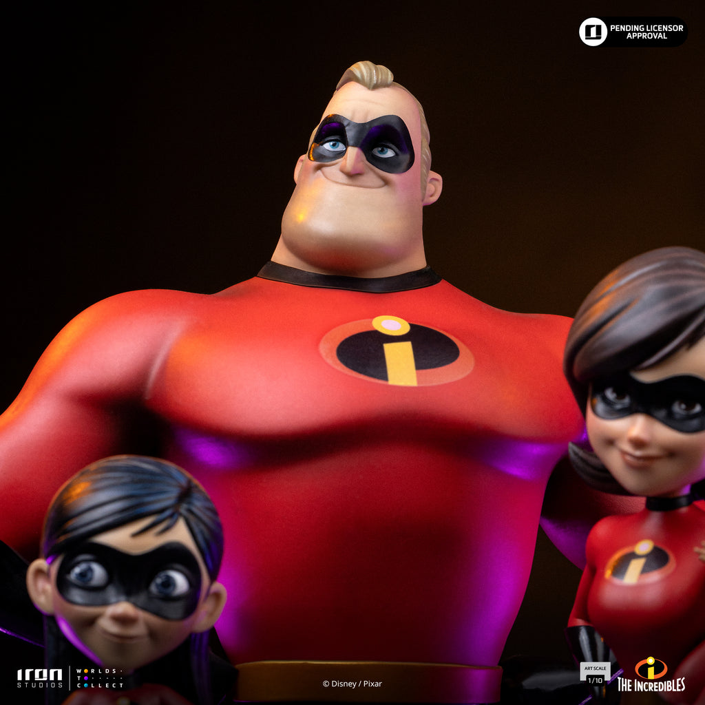 Estátua The Incredibles Diorama - The Incredibles - Art Scale 1/10 - Iron Studios
