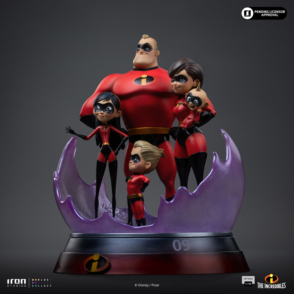 Estátua The Incredibles Diorama - The Incredibles - Art Scale 1/10 - Iron Studios