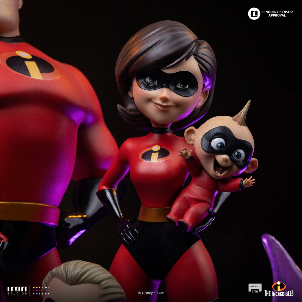 Estátua The Incredibles Diorama - The Incredibles - Art Scale 1/10 - Iron Studios