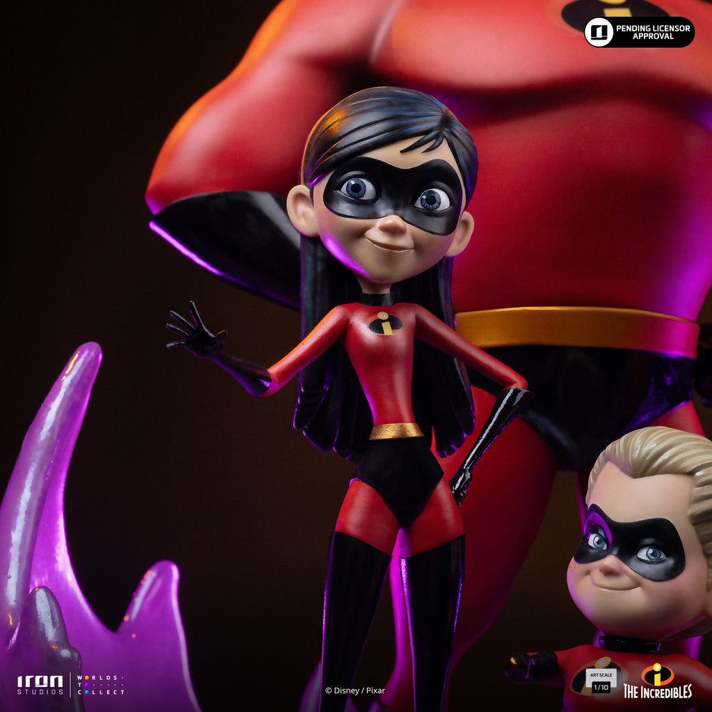 Estátua The Incredibles Diorama - The Incredibles - Art Scale 1/10 - Iron Studios