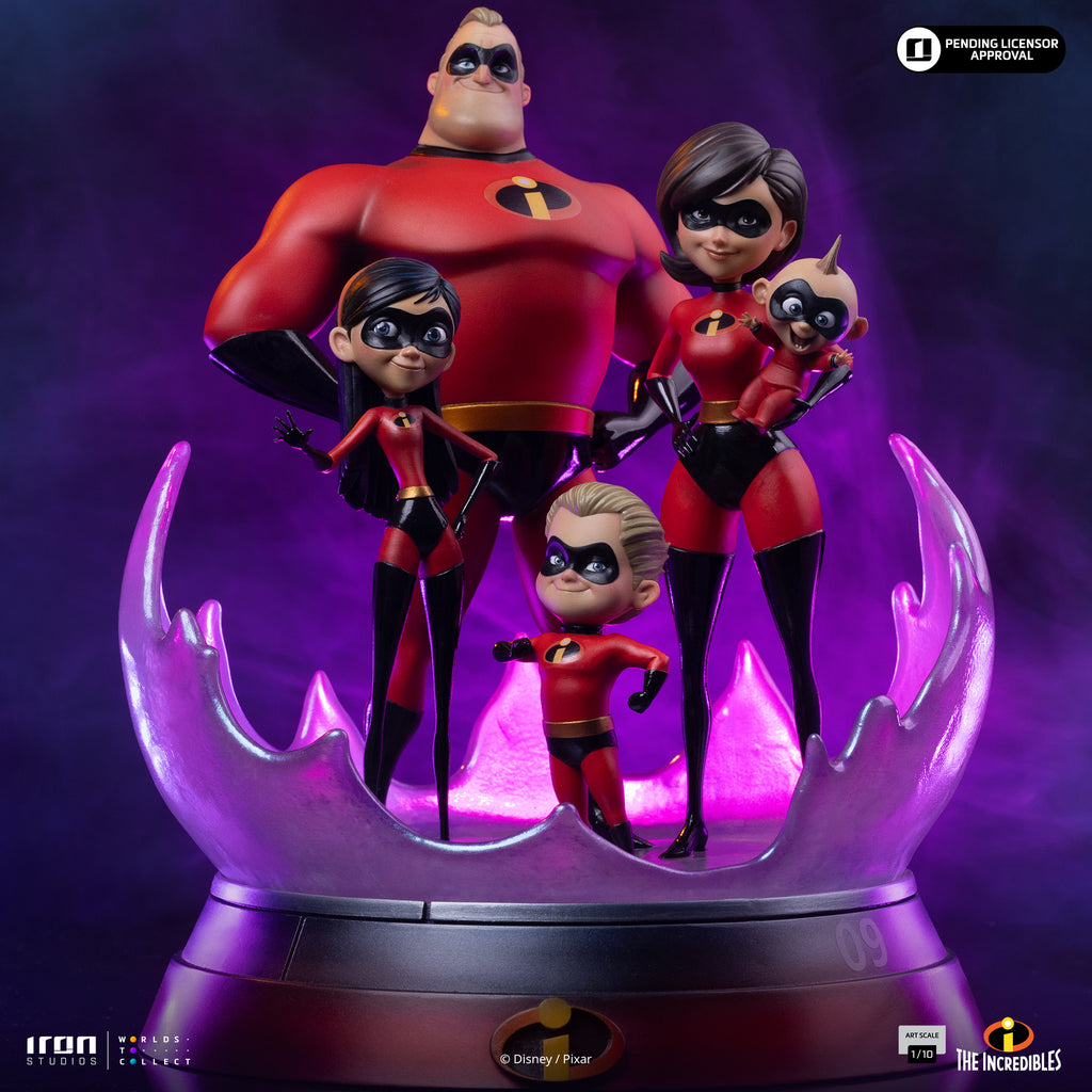 Estátua The Incredibles Diorama - The Incredibles - Art Scale 1/10 - Iron Studios