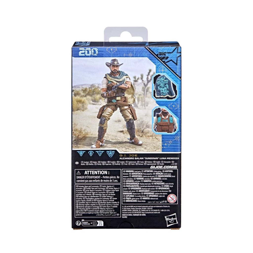 Pré-Venda - Figura Alejandro Balam “Sundown” Luna Mendoza – G.I. Joe – Classified Series – Hasbro