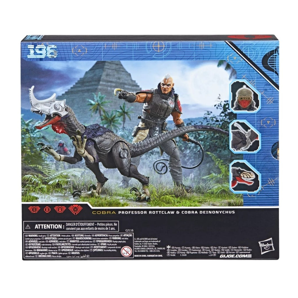 Pré-Venda - Figura Raptor (Dino) – G.I. Joe – Classified Series – Hasbro