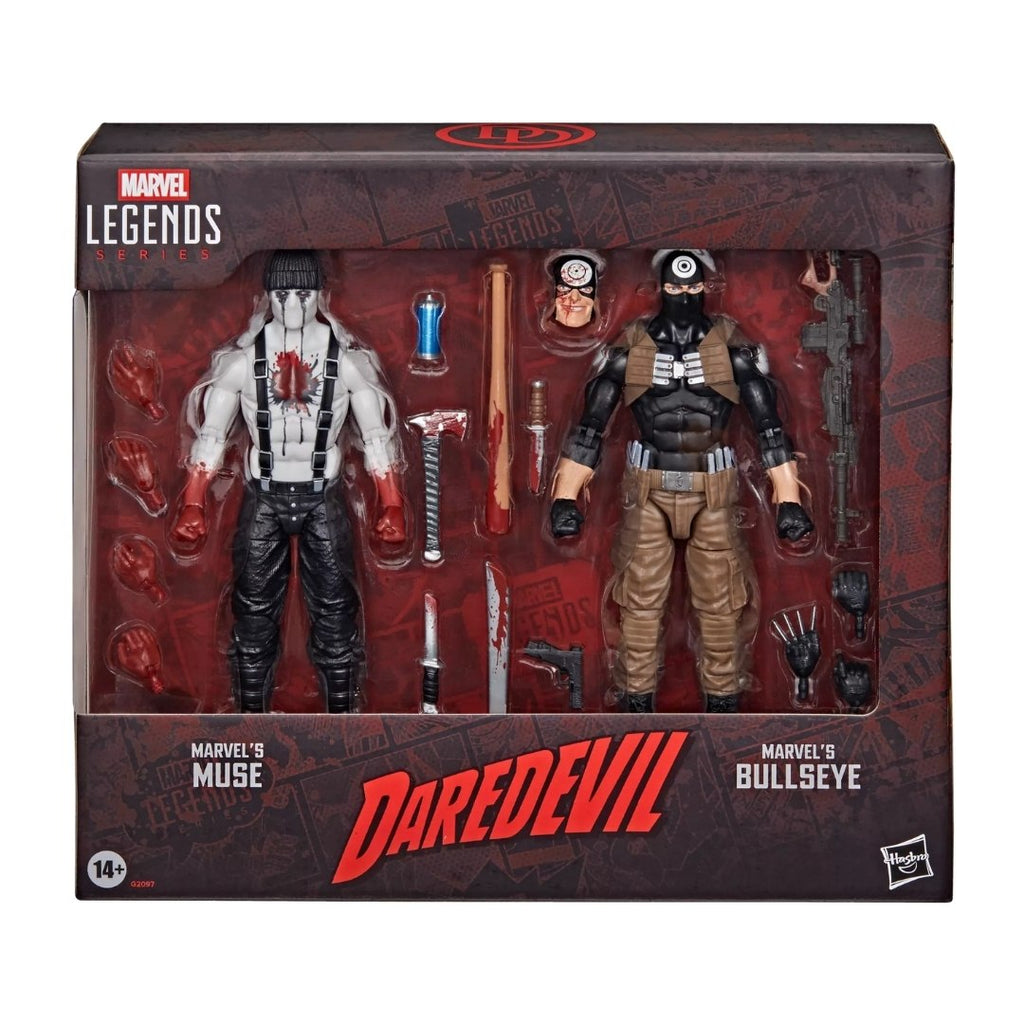 Figuras Muse & Bullseye – Marvel Legends – Hasbro
