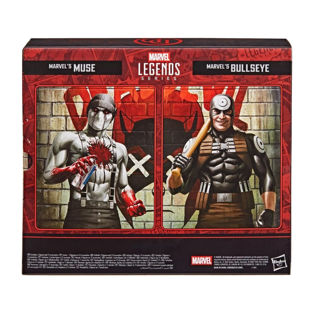 Figuras Muse & Bullseye – Marvel Legends – Hasbro