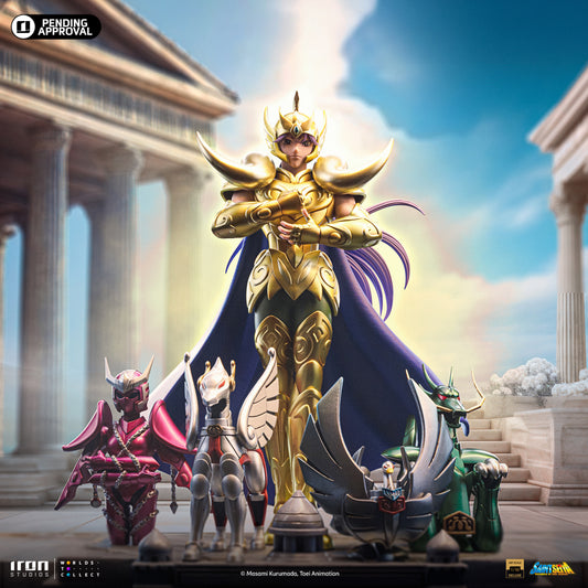 Estátua Aries Mu - Saint Seiya - Deluxe Art Scale 1/10 - Iron Studios
