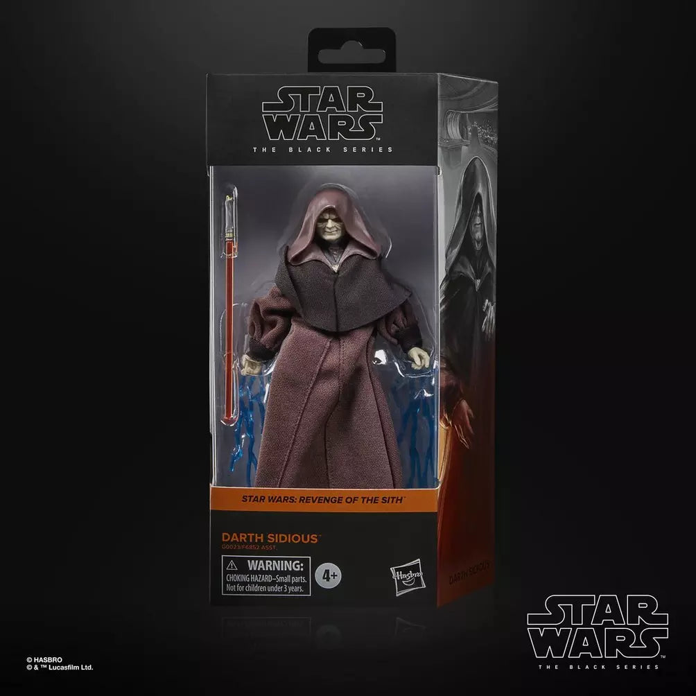 Figura Darth Sidious - Star Wars - The Black Series - Hasbro