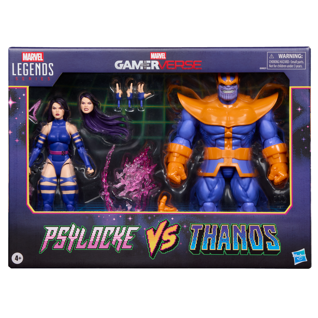 Pré-Venda - Figura Thanos x Psylocke - Marvel - Marvel Legends Series Gamerverse -  Hasbro