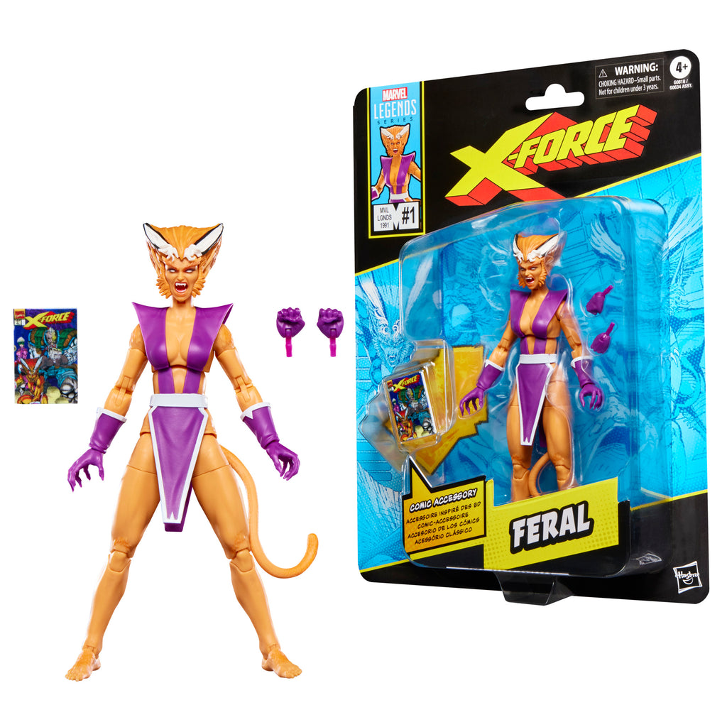 Pré-venda - Figura Feral - Marvel Legends - Hasbro