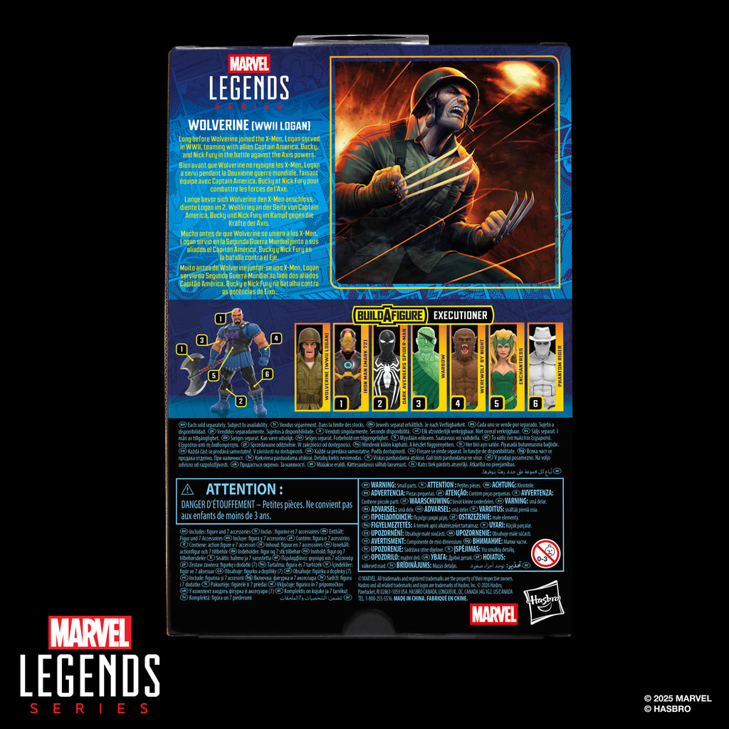 Pré-venda - Figura Wolverine  (WWII Logan) - Marvel Legends Series - Hasbro