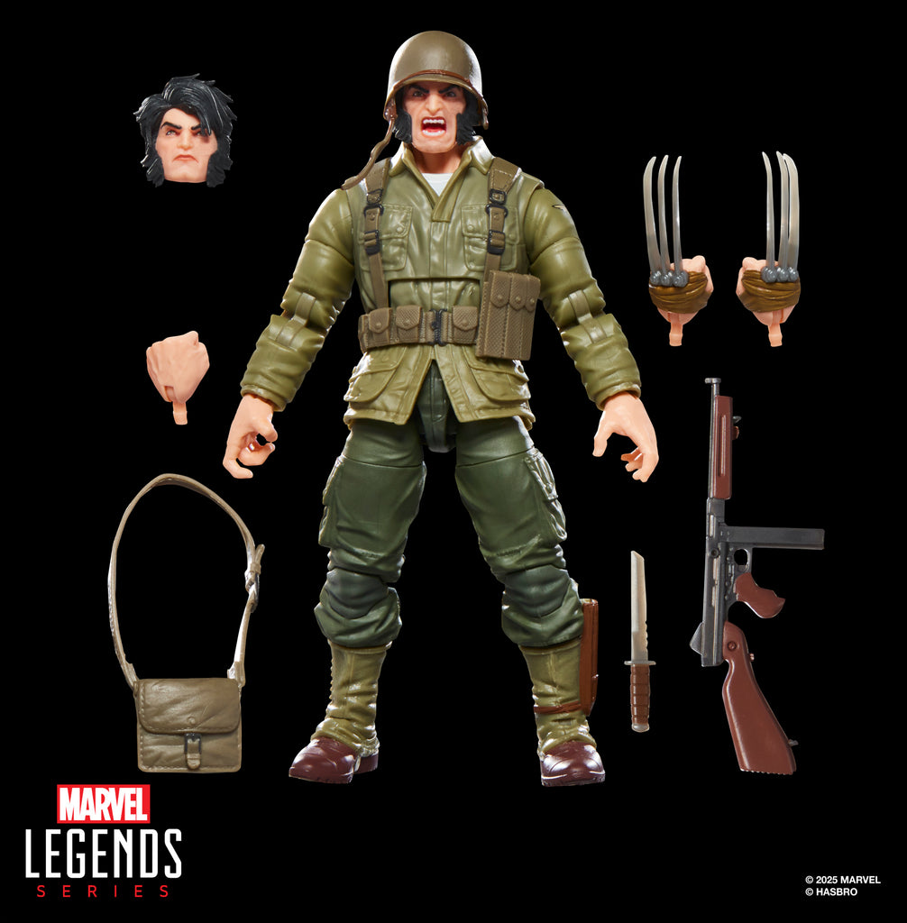 Pré-venda - Figura Wolverine  (WWII Logan) - Marvel Legends Series - Hasbro