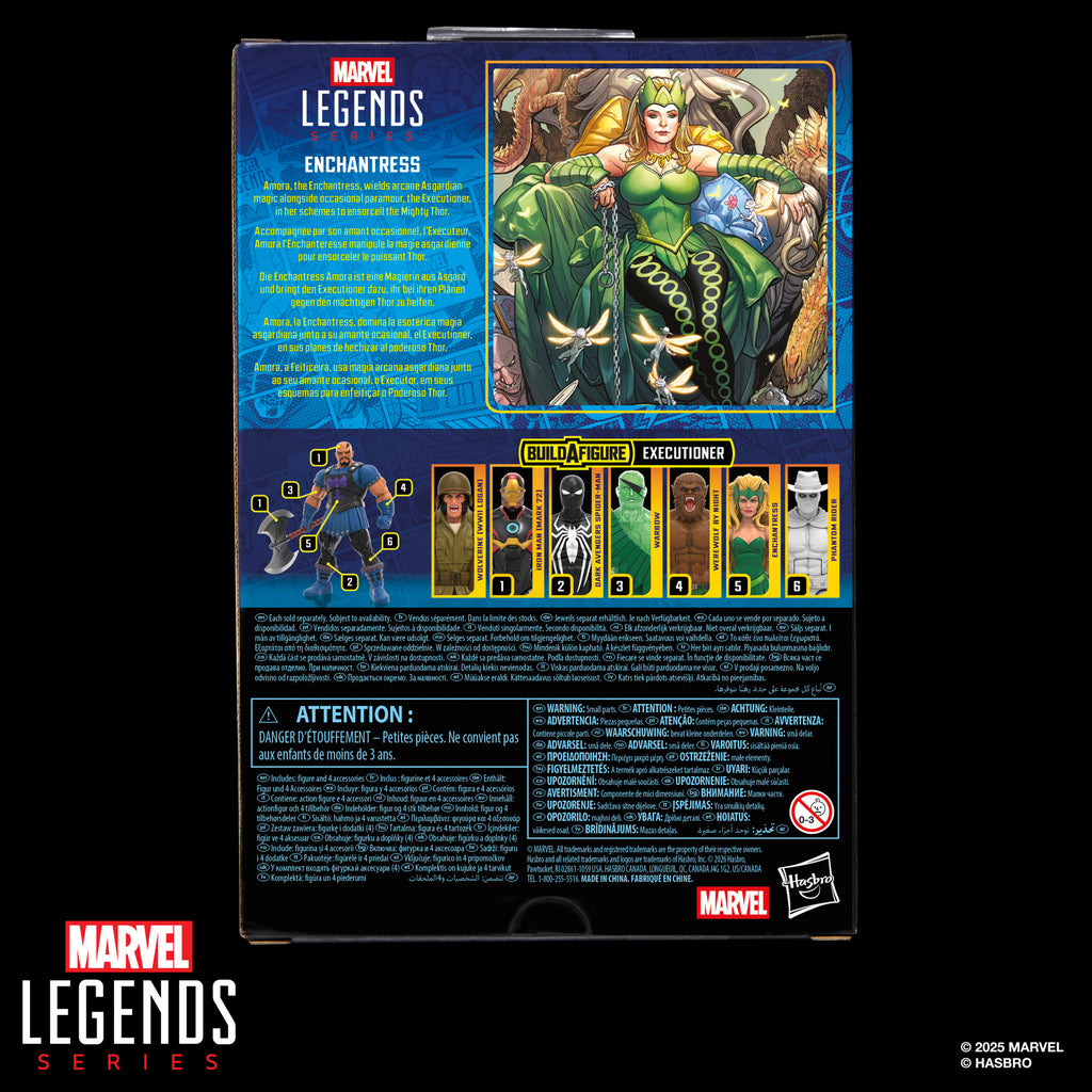 Pré-venda - Figura Enchantress - Marvel Legends Series - Hasbro